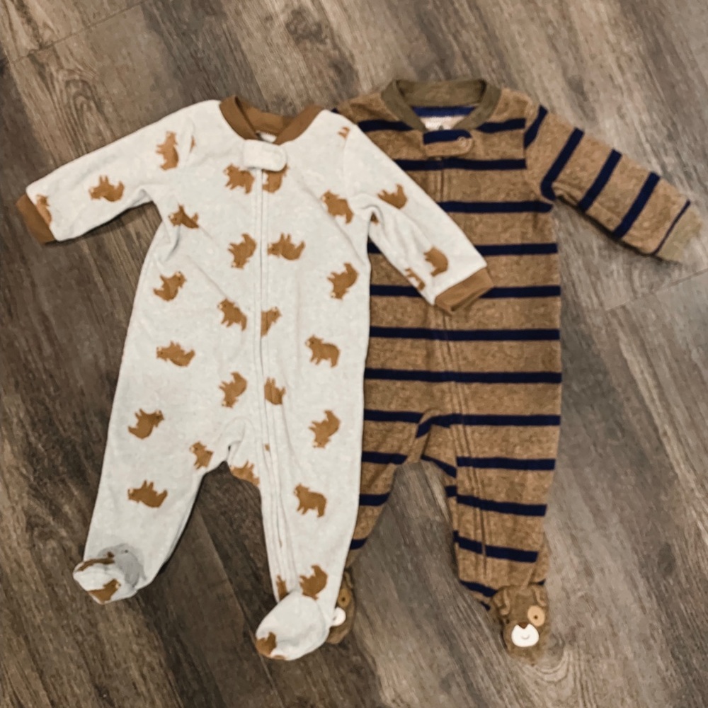 2-pack Fleece Footed Sleep & Play